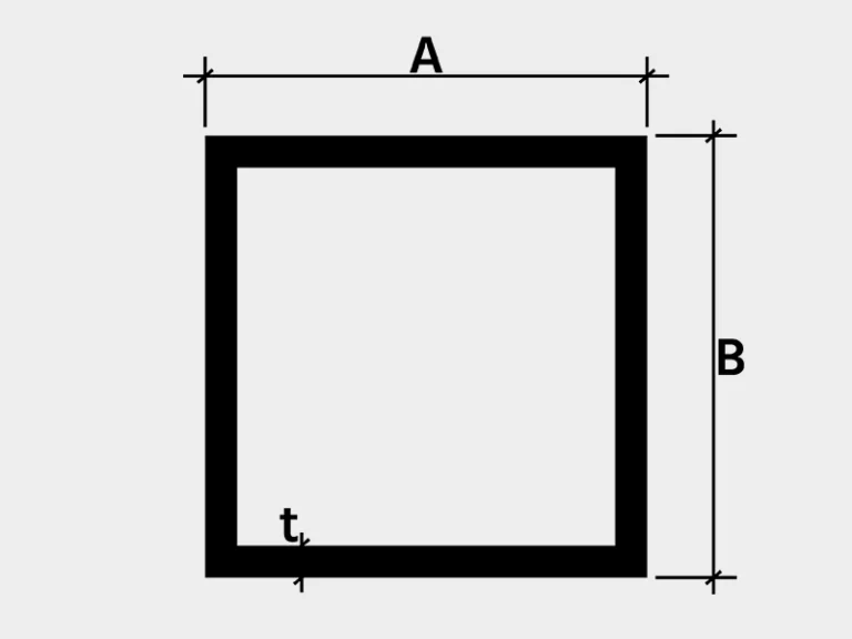 Aluminium Square Flat Tubes Profile