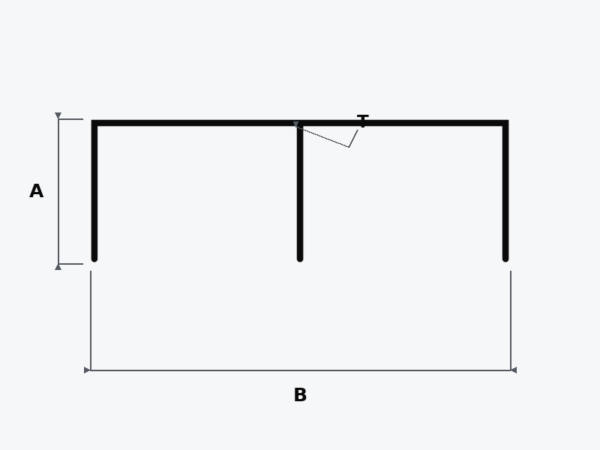 Aluminium 6063-T5 Sliding Window Header Profile – HB194
