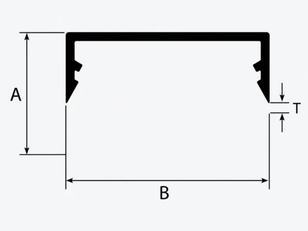 PRESSURE PLATE ALUMINIUM PROFILE - HB119