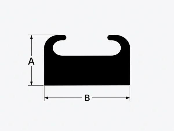 Aluminium 6063-T5 Commercial Entrance Door Profile – JC331