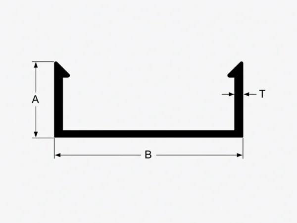 Aluminium 6063-T5 Trunking Profile – JC373